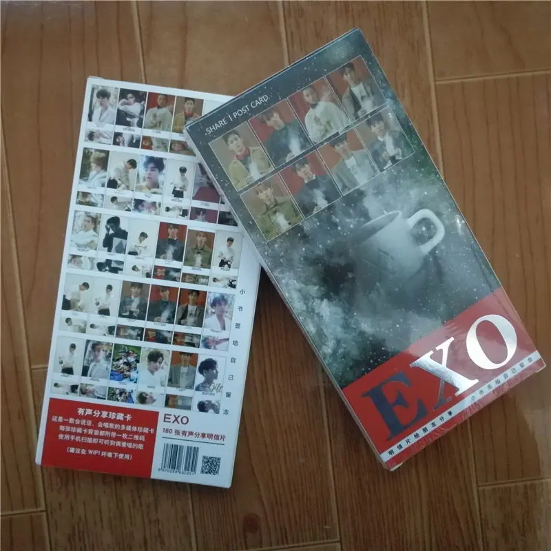 

Youpop KPOP EXO Universe BAEKHYUN SEHUN CHANYEOL LAY Album 30 Postcards 30 Small 120 Stickers K-POP Photo Cards Share Post Cards