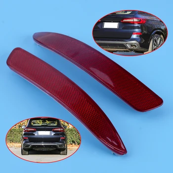 

DWCX 1Pair Rear Bumper Reflector Tail Lamp Fog Warning Brake Stop Light 63217158949 63217158950 Fit for BMW X5 E70 2007-2009