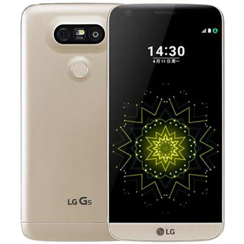 Разблокированный мобильный телефон LG G5 H820 H850 Четырехъядерный 4 ГБ ОЗУ 32 Гб ПЗУ 5," Toush экран 16MP камера 4G wifi gps G5 Сотовый телефон - Цвет: Golden