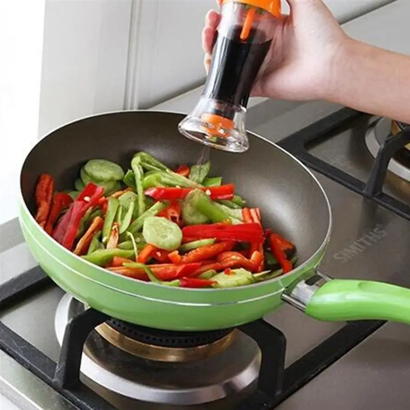1PCS Kitchen Baking Olive Oil Sprayer Oil Spray Empty Bottle Vinegar Bottle Dispenser Cooking Salad BBQ Leak-proof Cruet