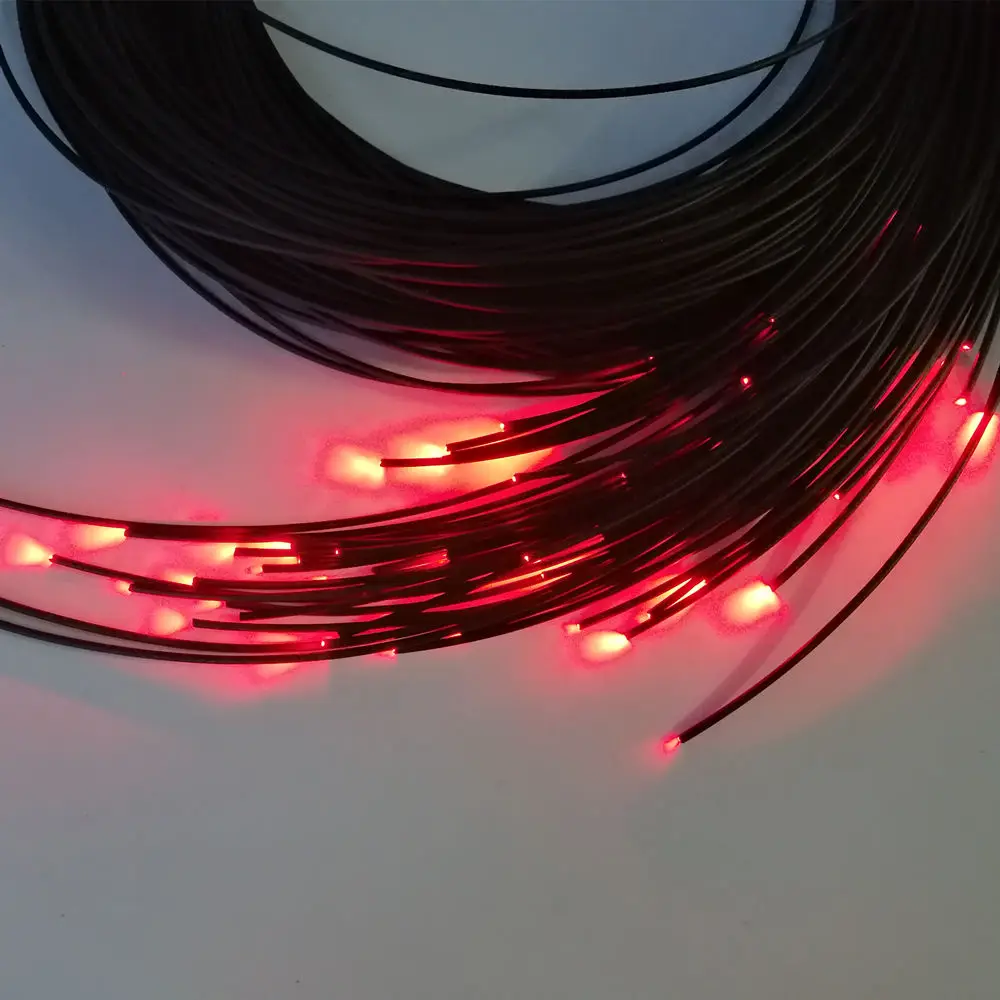 2mm Waterproof PMMA Fiber Optic Lighting Cable 30pcs Length 2m with PVC for Sauna Room or Outerdoor Solution