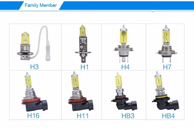 OSRAM H7 12V 55W 2600K 62210FBR Fog Breaker Xenon Yellow 200% Yellow Light 60% More Bright Car Halogen Hi/lo Beam OEM Bulbs Pair