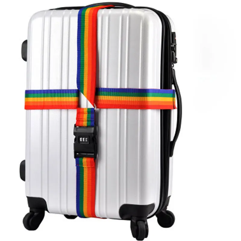 4m long Cross Luggage Strap Belt For Suitcase with Secure Lock Safe Belt Strap Tavel/Home Accessories