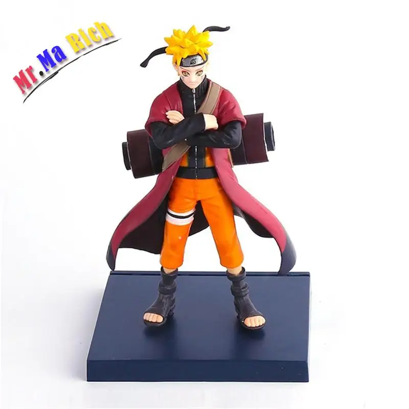 Рисунок аниме Наруто Uzumaki Режим рабочей силы ПВХ Фигурки игрушки Коллекционная