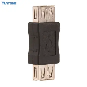 

ZJT47 F/M Changer Adapter Converter USB Female to Female USB 2.0 Type A Female to A Female Coupler Adapter Connector 100pcs/lot