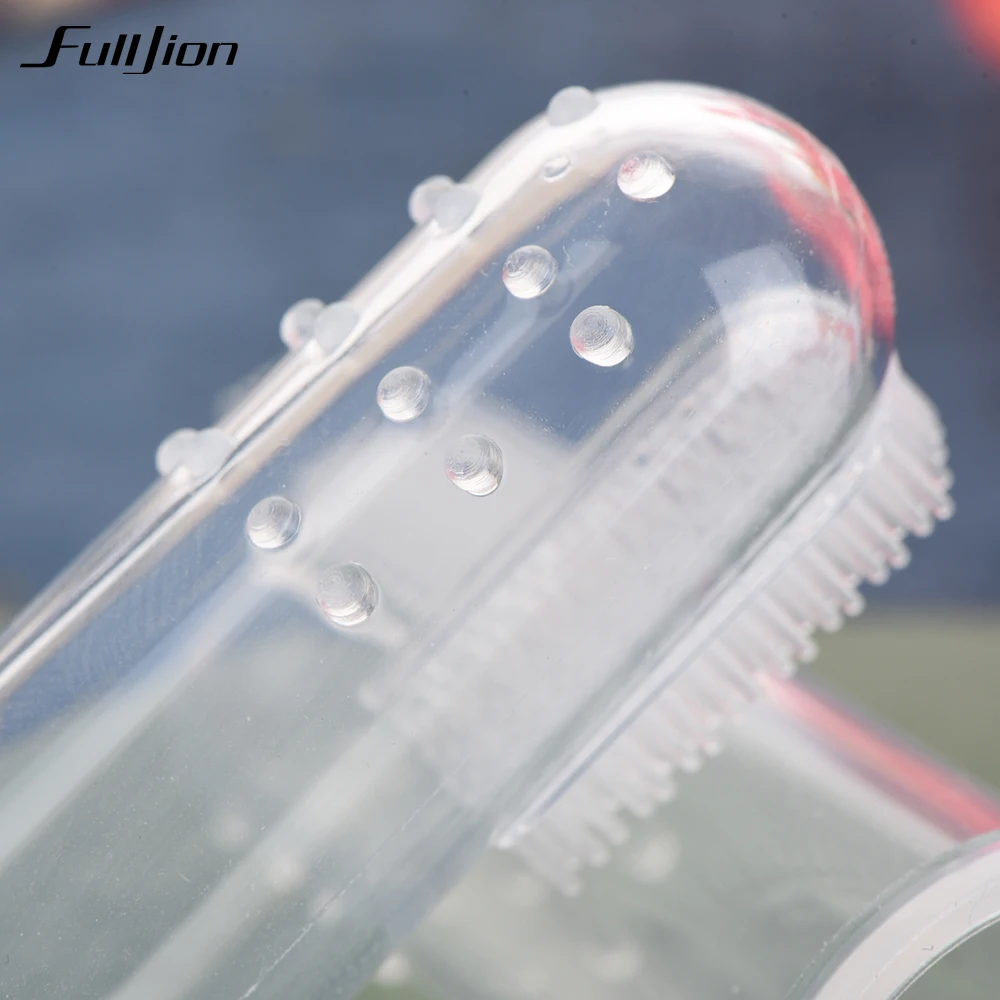 baby toothbrush teether montessori silicone kids full boy girl care children teeth nick Clear Massage Soft Silicone Finger