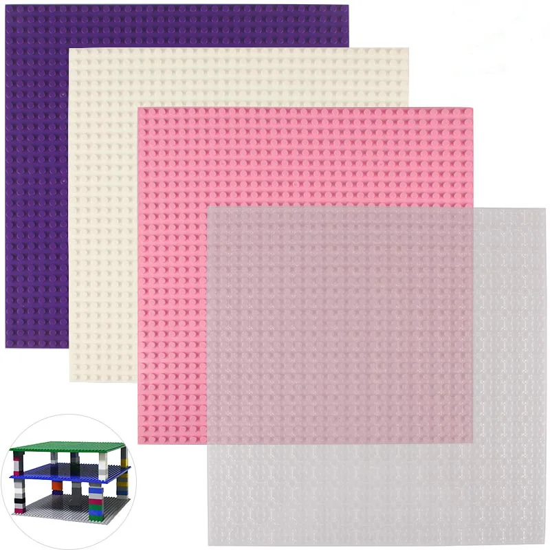 

High-Quality Double-sided 32*32 Dots Baseplates For Small Bricks DIY Building Blocks Base Plate Compatible with Legoing Blocks