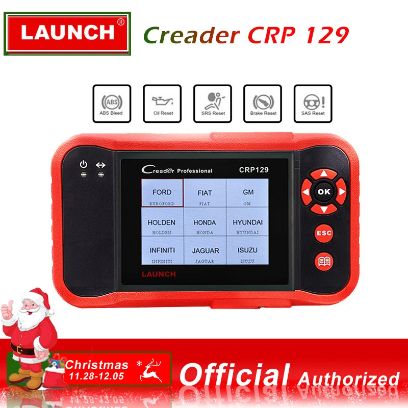 

LAUNCH CRP129 Scanner Automotivo obd2 OBD obd 2 Car Code Reader Scan Tool Pro 2018 Launch X431 VIII Auto OBDII Diagnostic Tool