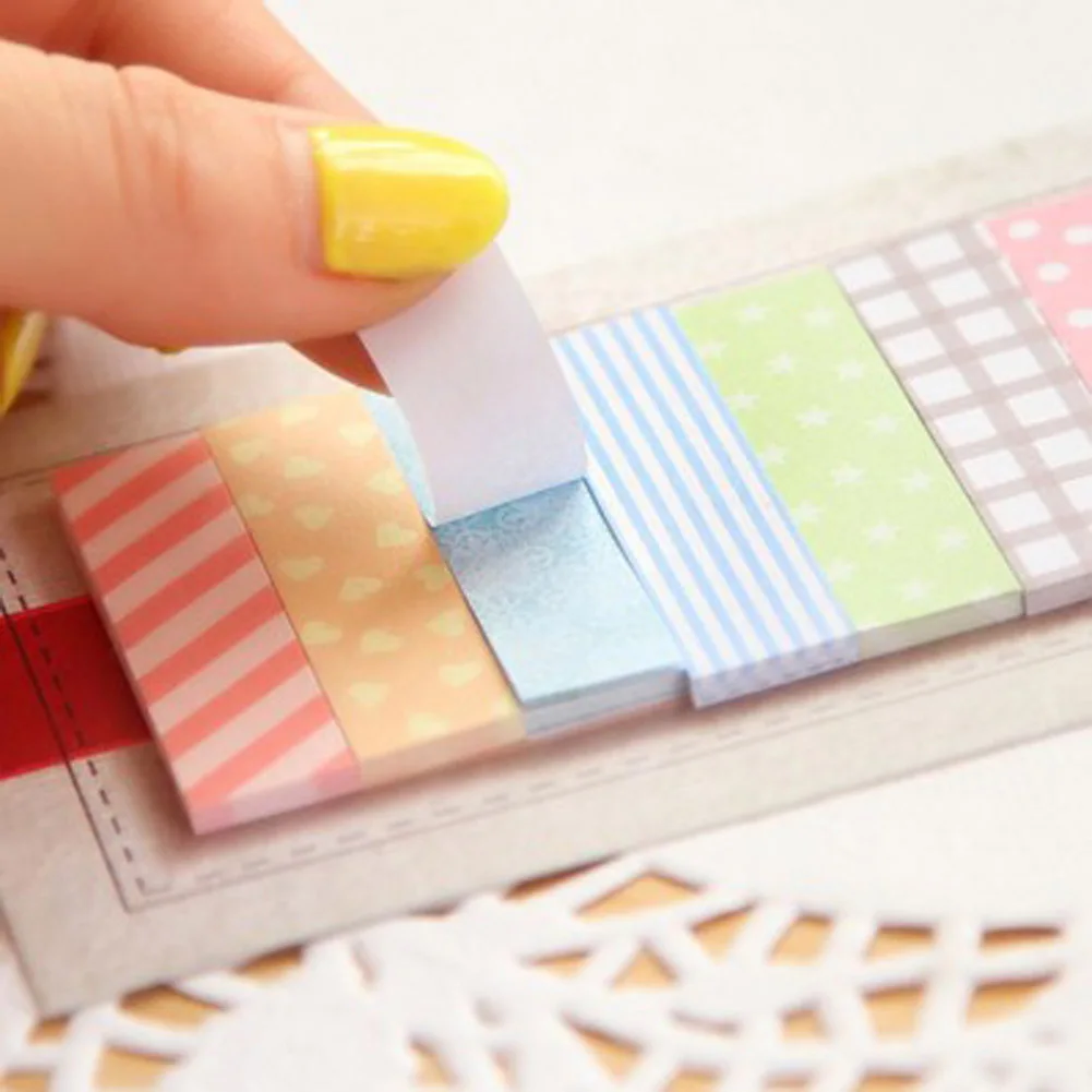 

2018 Goods Memo Pad Sticker Grateful Bookmark Supplies Point It Marker 1 Lot Sticker Fashion