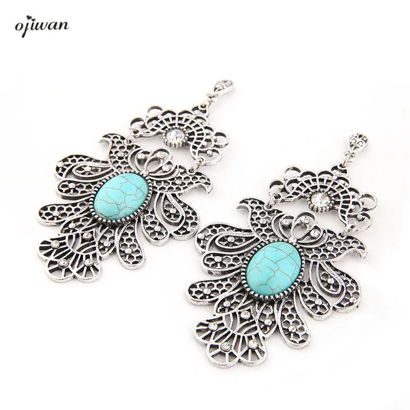 

Boho Earrings Cowgirl Gypsy Filigree Earrings Hippie aritos Tribal Hollow Earrings Indian Native American Jewelry Western 2019