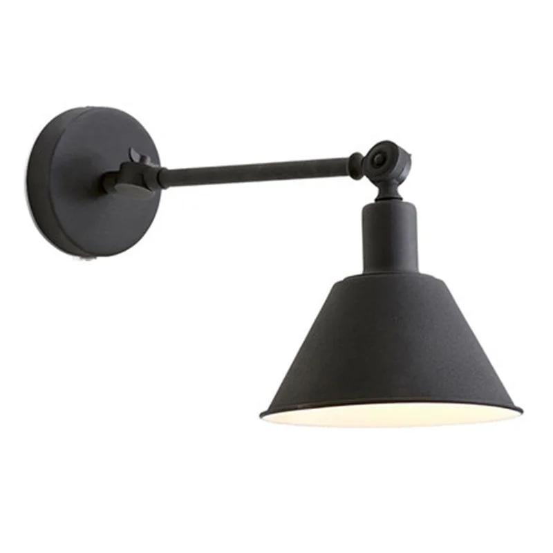 

Nordic Loft Style Iron Adjust Wall Sconce Modern LED Wall Lamp Long Arm Rotating Bedside Wall Light Fixtures Indoor Lighting
