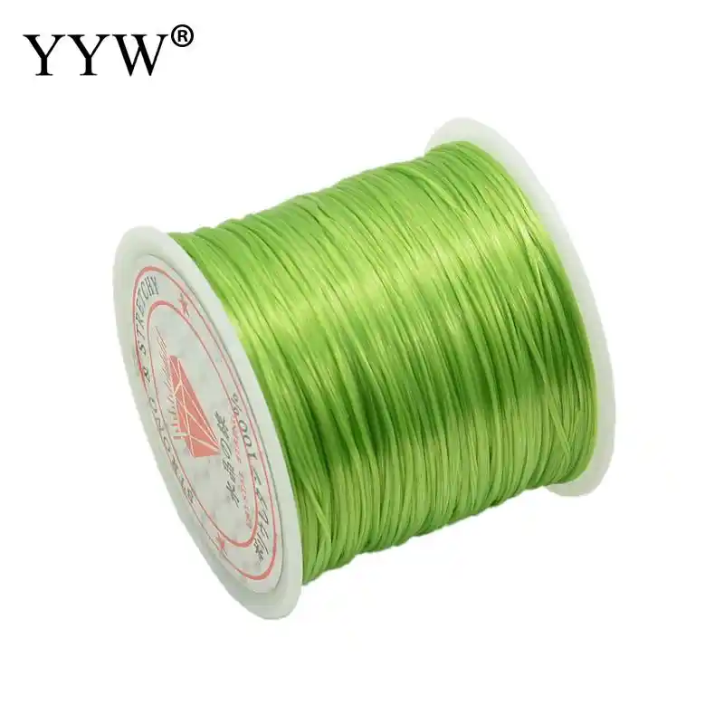 50m 0 8mm Colorful Crystal Beading Stretch Cord Stretchy Elastic Beading Stretch Cord Stretchy Elastic
