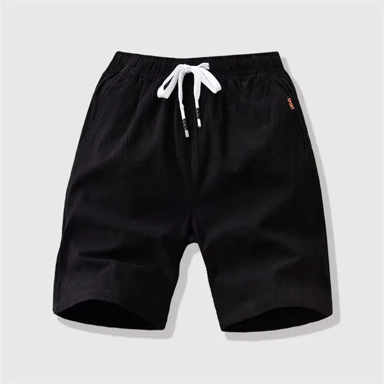 7Colors Summer Shorts Men Casual Running Shorts High Quality Brand Cotton Male Short Pants Plus Size 4XL 5XL 2019 Drop Shipping 09