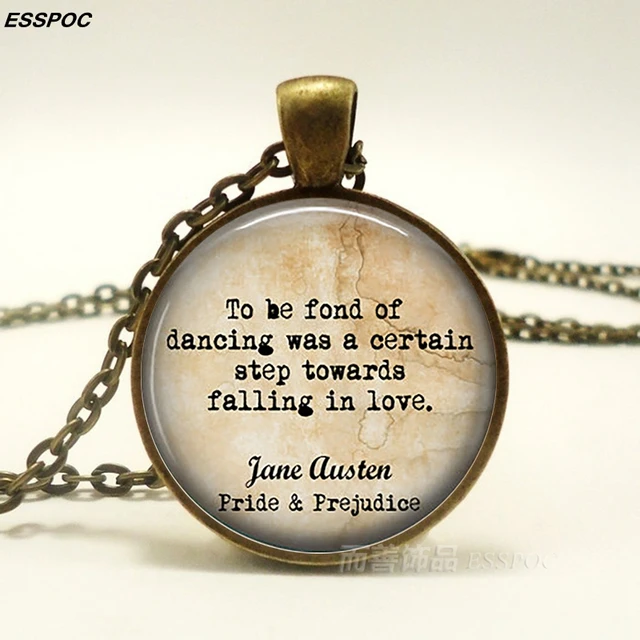 제인 오스틴의 영혼을 담은 빈티지 엘레강스의 펜던트 목걸이