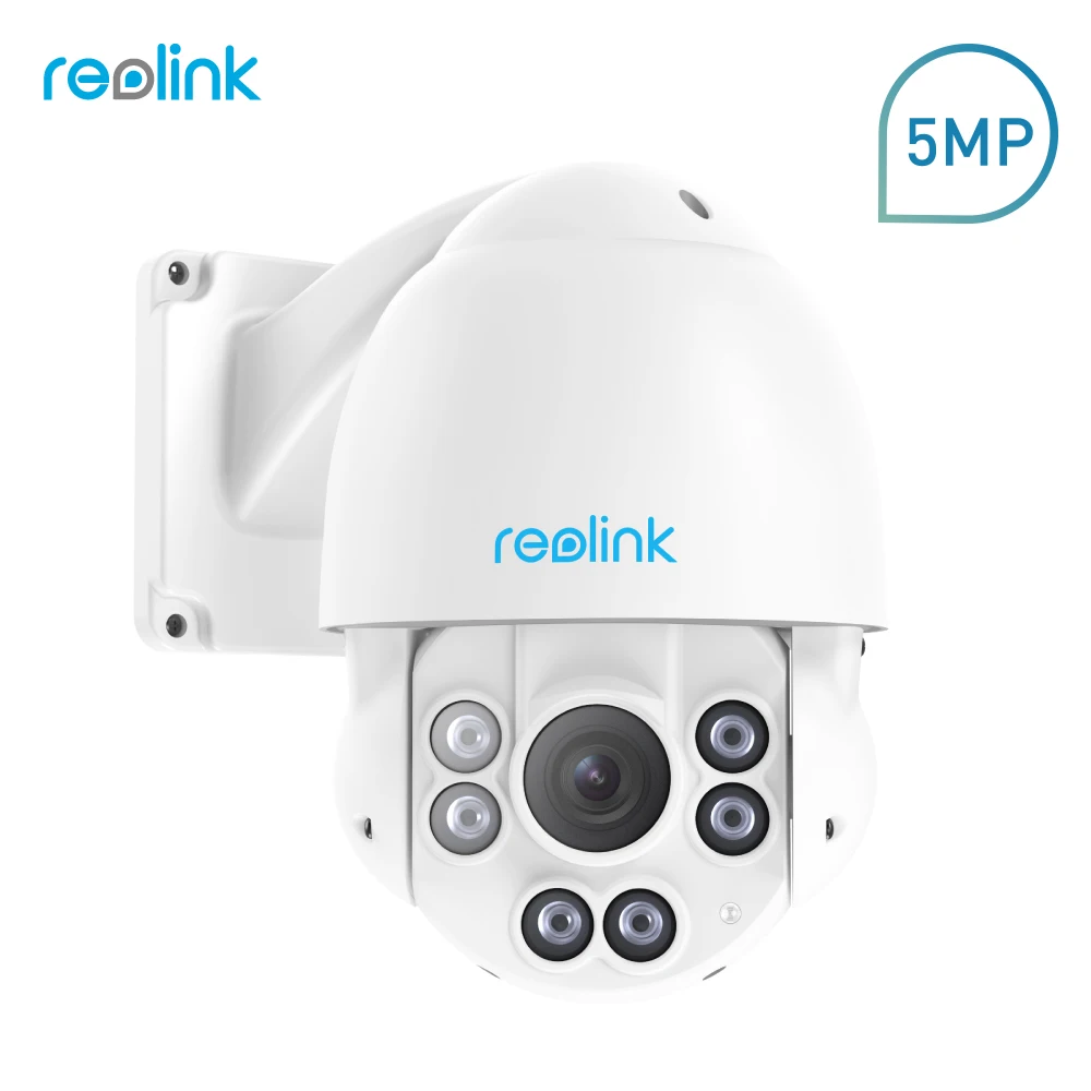 Reolink PTZ IP Camera PoE Outdoor HD 4MP Video 4x Optical Zoom Pan Tilt High Speed