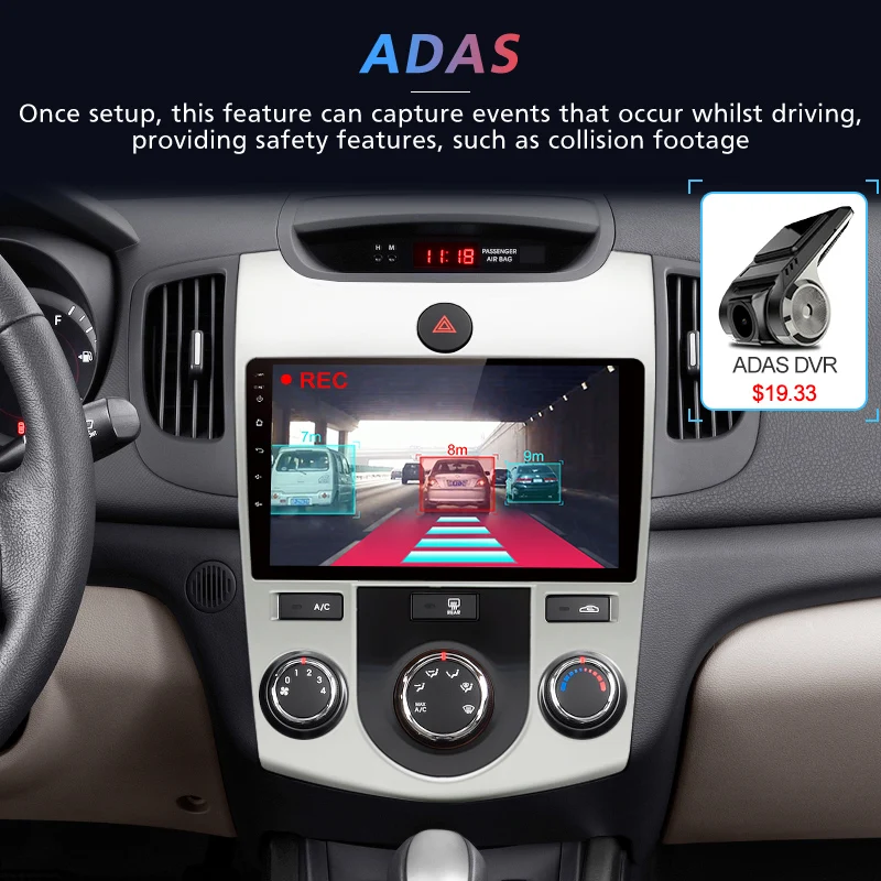 Top Junsun 2G+32G Android 8.1 Car Radio Multimedia Video Player Navigation GPS For KIA Cerato 2 2008-2013 audio player 2 din no DVD 4