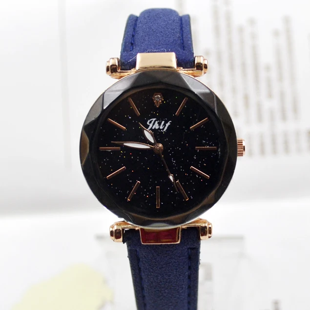 Women's watches, frosted belts, stars, water hammer, ladies watch, waterproof qu Women's watches, frosted belts, stars, water hammer, ladies watch, waterproof qu