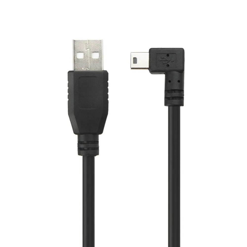 Usb A Maschio A Mini Usb Cavo Di 90 Gradi Ad Angolo Retto Mini 5 P Di Sincronizzazione Di Dati Del Cavo Di Carica Per Garmin Dash Cam Car Gps 1.8M3M5M