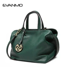 נשים תיק גברת עור פרה תיקי גדול תיק גבירותיי עשוי אמיתי עור נשים שליח שקיות מעצב מתנות באיכות גבוהה עבור אשתו(China)