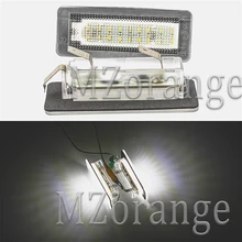 2 шт 18SMD светодиодный номерной знак света лампы ошибок для Benz Smart Fortwo купе 450 451 W450 W453