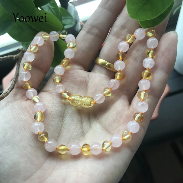 Yoowei 16 Style New Amber Teething Bracelet/Necklace for Baby Adult Women Authen Yoowei 16 Style New Amber Teething Bracelet/Necklace for Baby Adult Women Authen