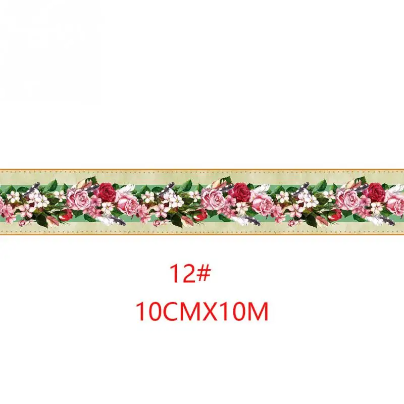 style 12 10 см* 10 м ванная комната Гостиная плинтус самоклеящаяся 3D Наклейка на стену плитка ПВХ - Цвет: style 12