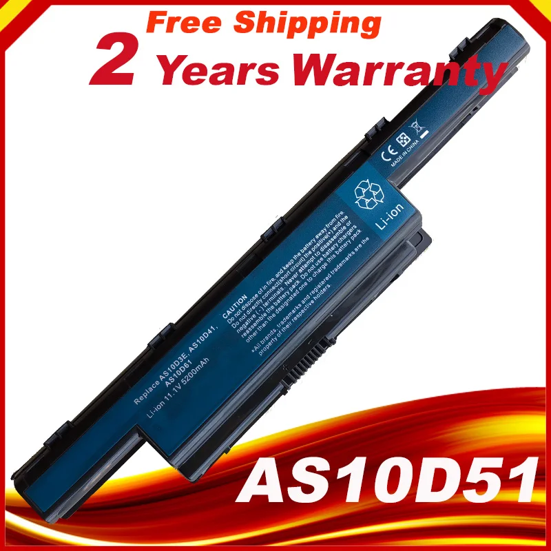 Аккумулятор для ноутбука Acer Aspire V3 5741 5742 5750 5551G 5560G 5741G 5750G AS10D31 AS10D51 AS10D61 AS10D71 AS10D75
