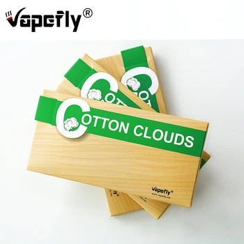 

Original Vapefly Vape Cotton Clouds E cigarette Suitable For RDA RDTA RTA Rebuild Vape Coil VS Wick N Vape Cotton