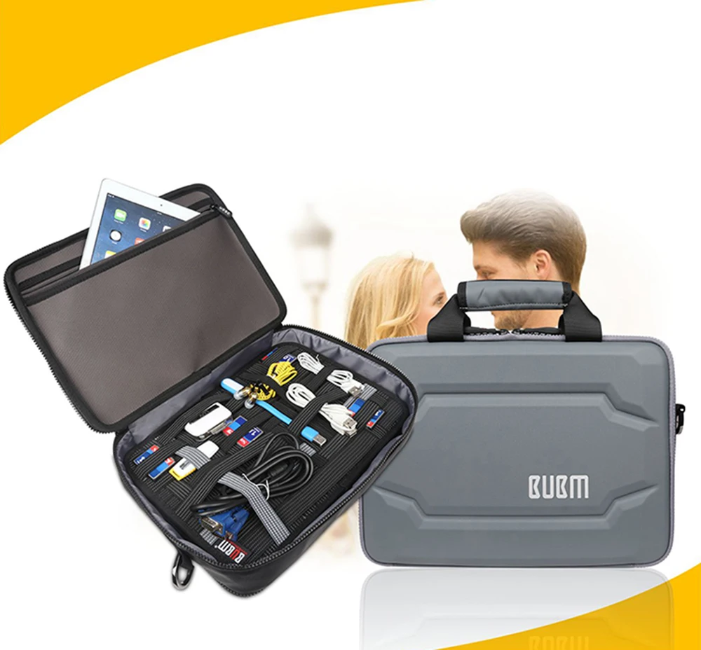BUBM двухслойная сумка для ноутбука 11 1" дюймов сумка на плечо сумка для путешествий портфель сумка-мессенджер для бизнес-офиса сумка