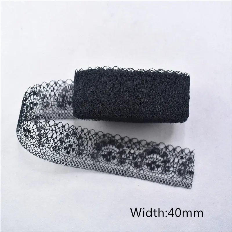 10 Yard Black Lace Ribbon African Lace Fabric DIY Webbing