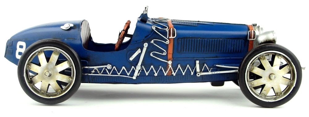В 1924 году винтажная Классическая машина bugatti Type 35 Оловянная пластина Bugatti 35|cars