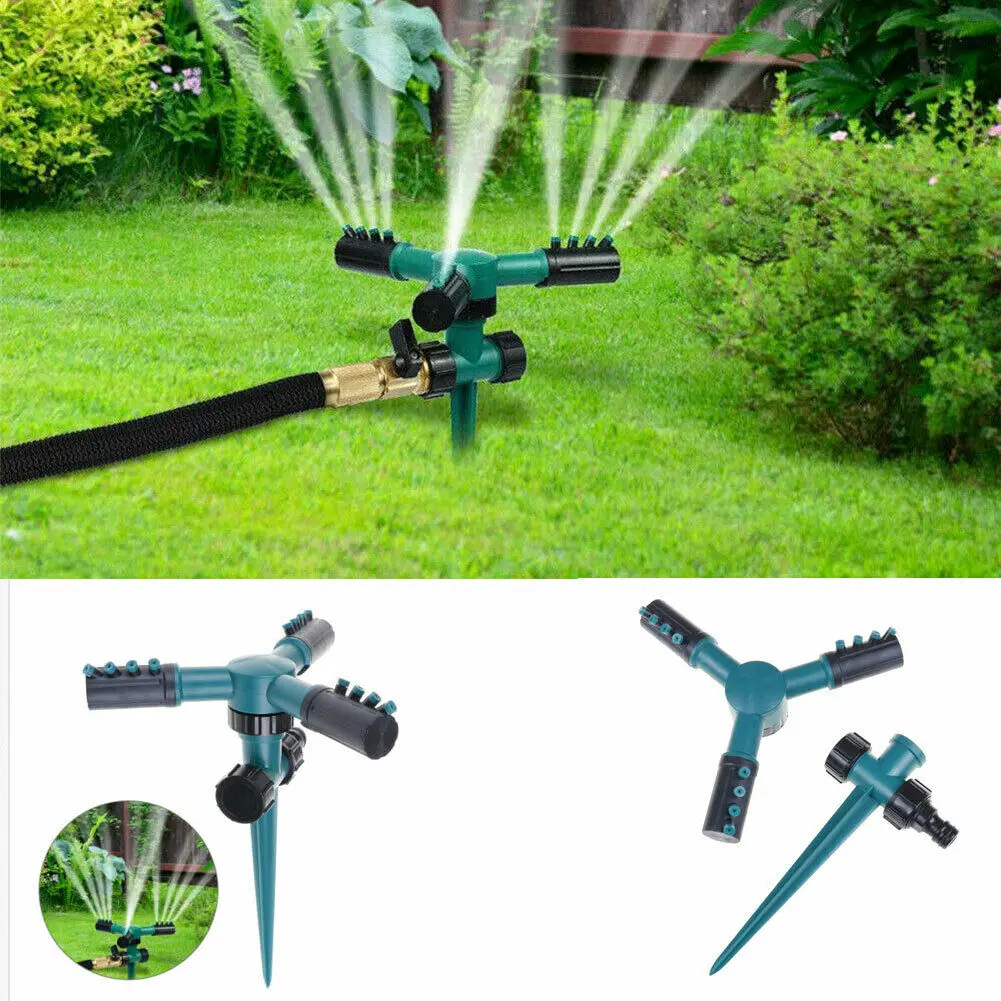 360° Rotating Lawn Sprinkler Automatic Garden Water Sprinklers Lawn Irrigation
