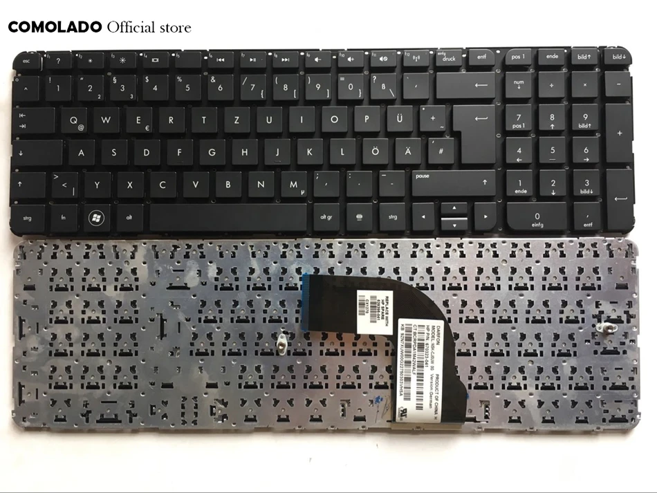

GR Germany Keyboard For HP Pavilion DV6-7000 DV6-7100 7200 7001TX 7002TX 7002 7029 7031 7035 7100 DV6-7200 Black keyboard GR