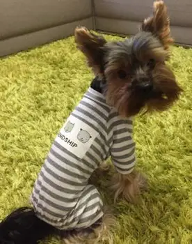

Good Quality Soft cotton dog clothes cute pet dog Costume Yorkshire Chihuahua small dog jumpsuit New dog