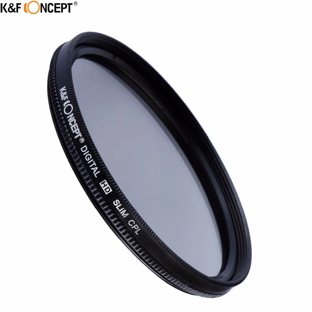 K f concept cpl. Commlite cpl 95mm slim digital filter. K&f concept фильтр. Поляризационный фильтр для объектива canon. Фильтр "серый".