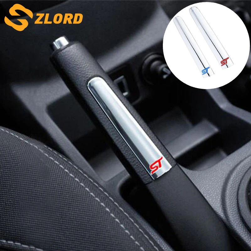 

ST Hand Brake Shift Knob Cover Gear Case Car Interior Decor Shift Knob Shell for Ford Fiesta MK7 2009 - 2017 Ecosport 2012-2017