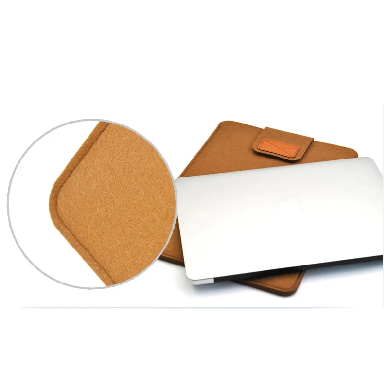 Wool Felt Laptop Sleeve Case Notebook Bag Tablet Pouch 7 8 10 11 12 13 14 15.6 17.3 for Macbook Air Pro Xiaomi for kindle iPad