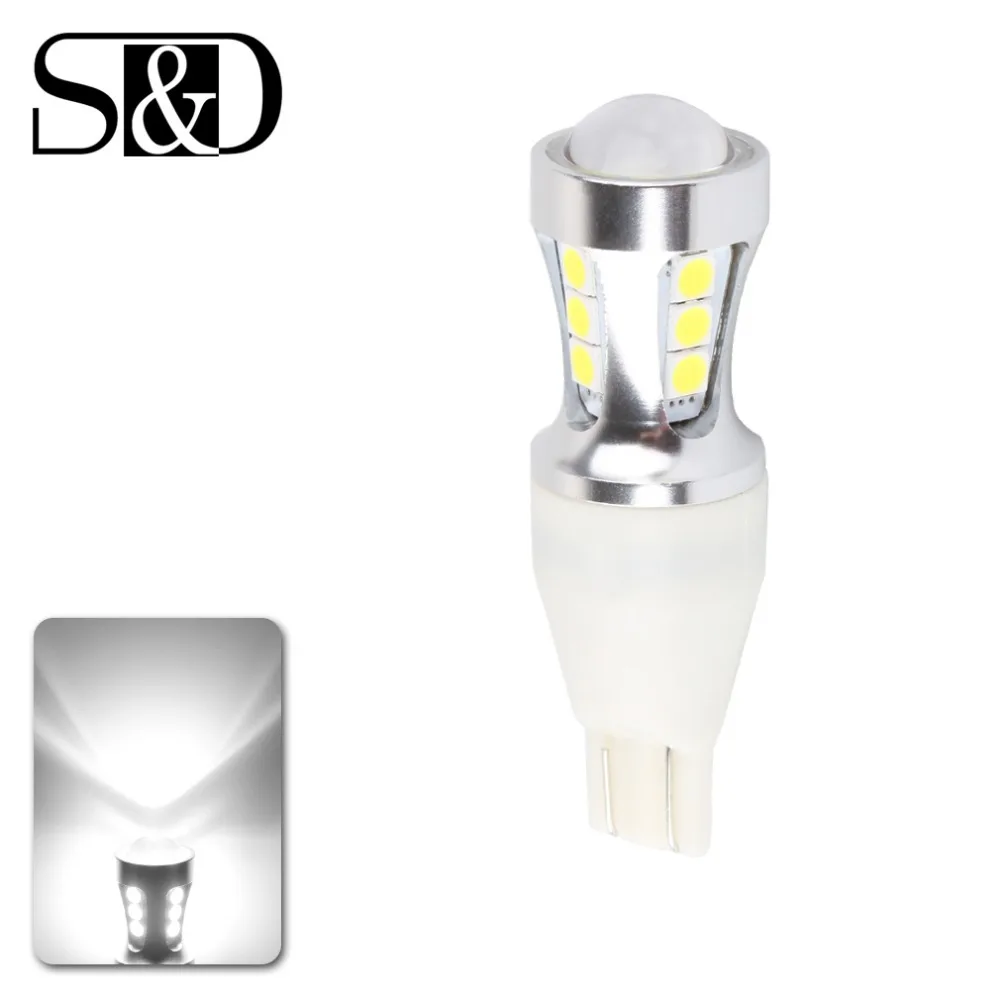 

T15 Led Bulb Canbus OBC Error Free Interior Emitter LED 921 912 W16W Car lamps External Auto Lights 18-SMD 3030 6000K White