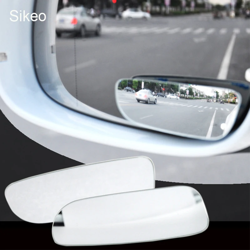 

Sikeo 2pcs Car Mirror 360 Degree Wide Angle Convex Mirror Vehicle Car Blind Spot Rearview RearView Mirror Car Mirror Accessories