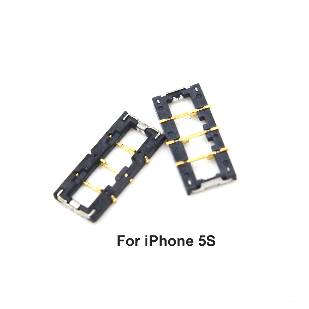 10 шт./лот натуральная для iPhone 4S 5S 5C 6 6 plus 4G 7 7 плюс FPC Разъем для подключения аккумулятора клип на материнской плате