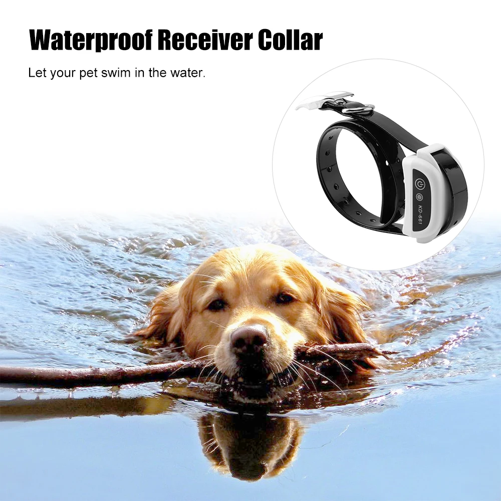 Kopen Wireless Remote Dog Fence System Pet Electronic Fencing Apparaat Waterdicht Dog Training Collar Electric Shock 0 100 Niveaus KD 661