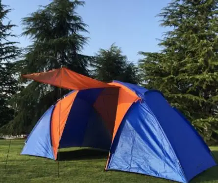 

4 5 6 Person Luxury 2 Bedroom 1 Living Room 2 Layer Huge Family Outdoor Camping Hiking Tent Party Park BBQ Beach Relief Tent