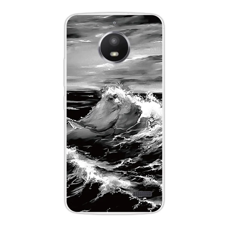 Модные чехлы для телефонов 5," для Moto E 4 XT1766 XT1763, задняя крышка, мягкий ТПУ основной Чехол, прозрачный силикон, сделай сам для Motorola Moto E4