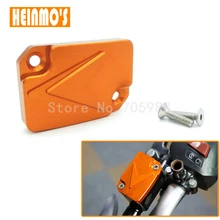 Hot Motorbike motorcycle Front Brake Fluid Reservoir Cover Cap For KTM DUKE 125 200 390 Sport Bike Orange Color
