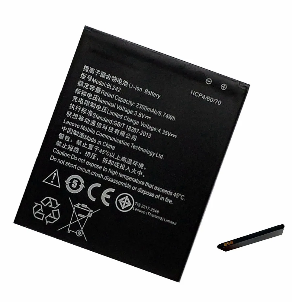Suqy BL242 Battery For Lenovo A6000 A3860 A3580 A3900 LeMeng k31-t3 K30-T K30-W A6010 Plus Replace Phone Batteries Accumulator | Мобильные