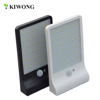 

Outdoor Solar Light Waterproof Wall Lamp Street Super Bright 36 Led Human Body Induction Lamp Garden Security Lights(Black)