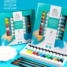 Bgln Профессиональный акриловых красок комплект 12/18/24 Цвета 10 мл ручная роспись стены рисунок красящий пигмент комплект, принадлежности для живописи