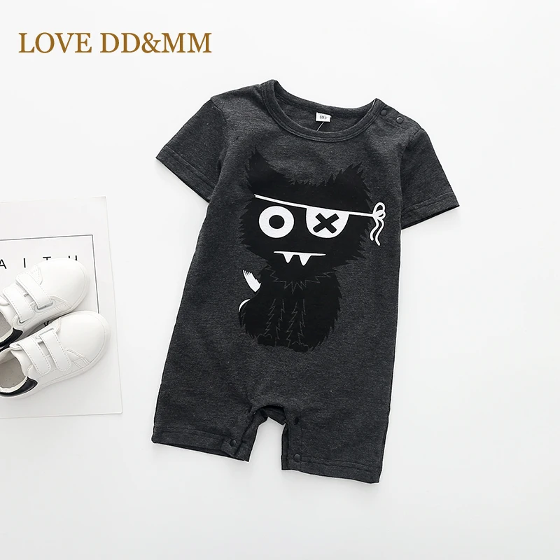 LOVE DD& MM/детские комбинезоны г. Одежда для новорожденных мальчиков ромперы для младенцев с рисунком коровы, цельнокроеные джемперы