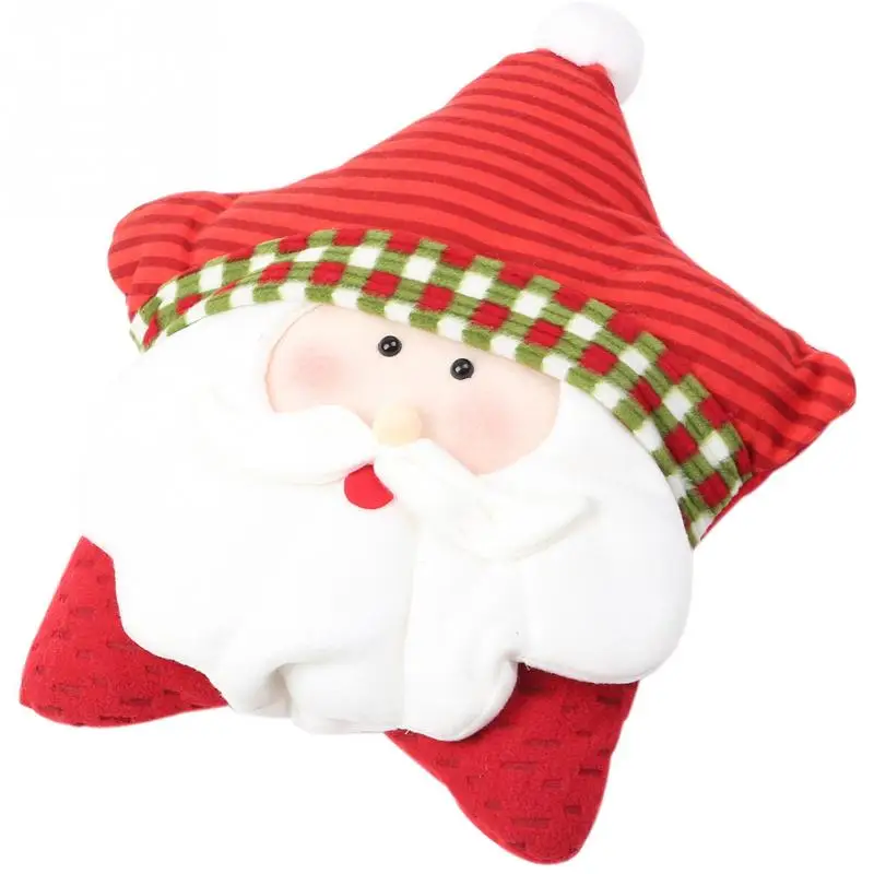 Модные милые Рождество Подушки Детские пентаграмма Подушки Украшения Санта Клаус праздничные подарки