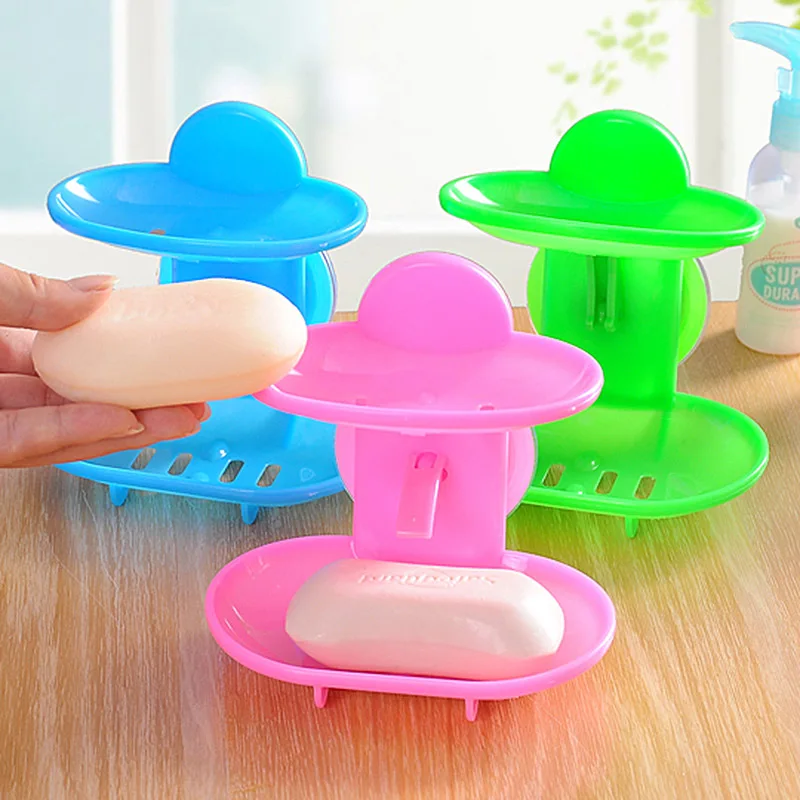 

Household Soap Sucker Trace Soap Double Bathroom Drain Box Sucker Box